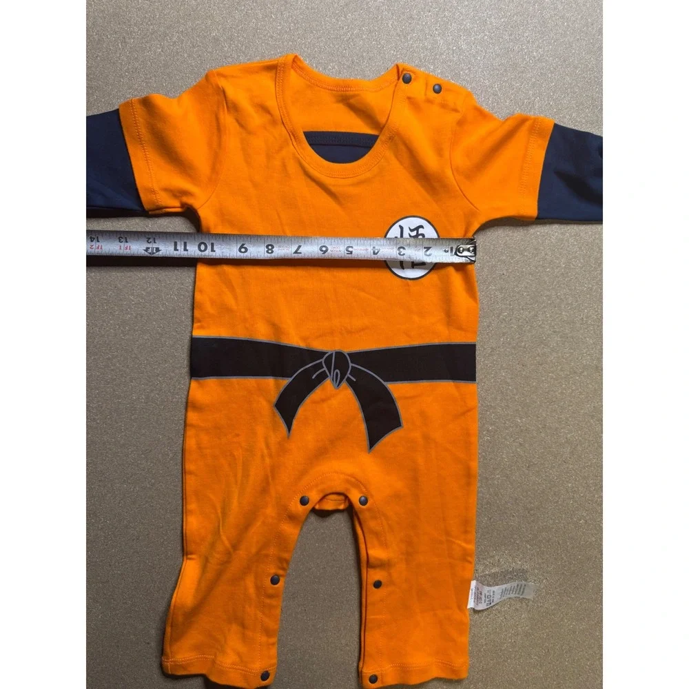 Dragon Ball Z Goku Cosplay Baby Bodysuit Anime Cartoon One Piece‎ Outfit 80